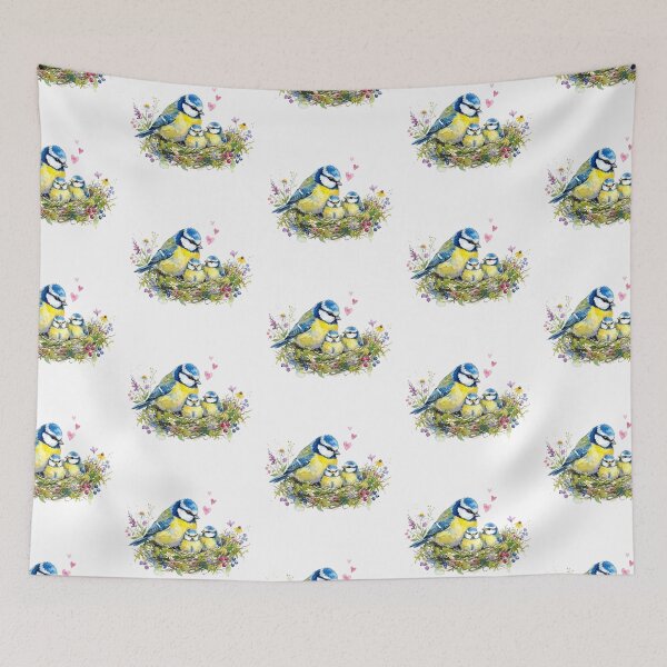 Item preview, Tit Bird Family designed and sold by Roy & Tiffany.