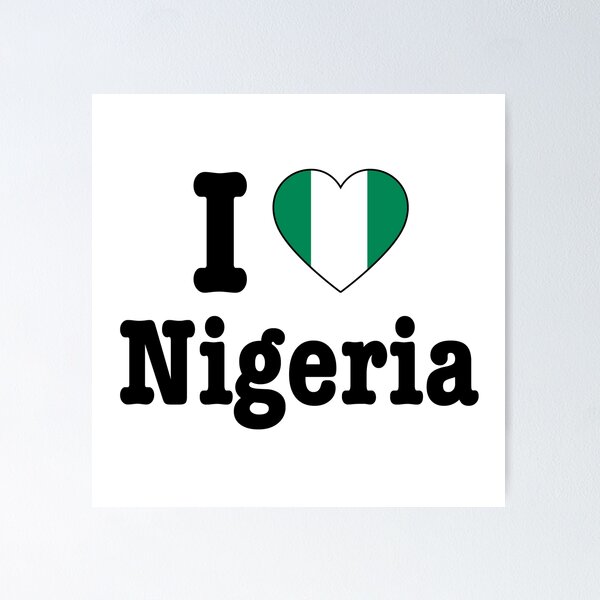Item preview, I ❤️ NIGERIA designed and sold by MammothArt.