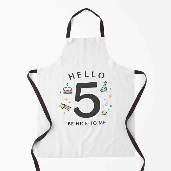 Item preview, Hello 5 Be Nice to Me – Cute Funny 5th Birthday Kids Design designed and sold by rushaib.