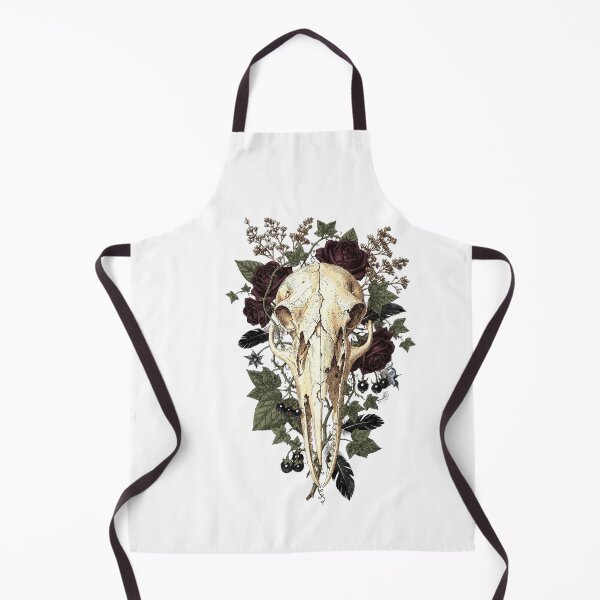 Item preview, Crow Skull Botanical T-Shirt | Gothic Bird Skull Vintage Illustration | Dark Academia Memento Mori Gift designed and sold by Panom Suavichien.