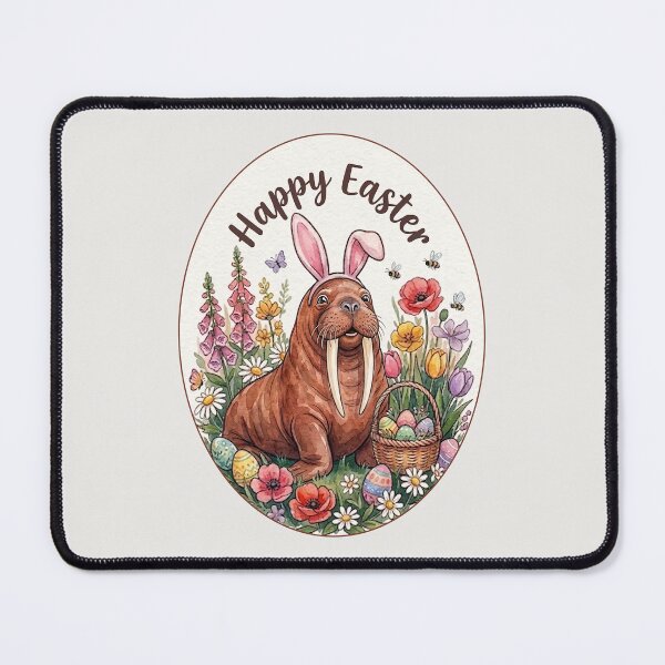 Item preview, Funny Walrus Happy Easter Egg Bunny Boys Girls Kids designed and sold by FurryHavenPH.