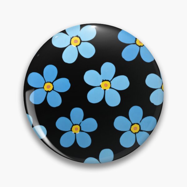 Item preview, Little blue forget-me-not pattern designed and sold by uunaa.