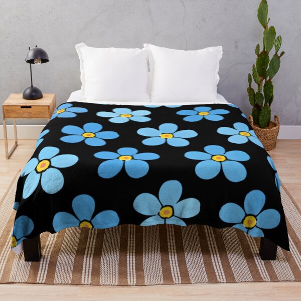 Item preview, Little blue forget-me-not pattern designed and sold by uunaa.