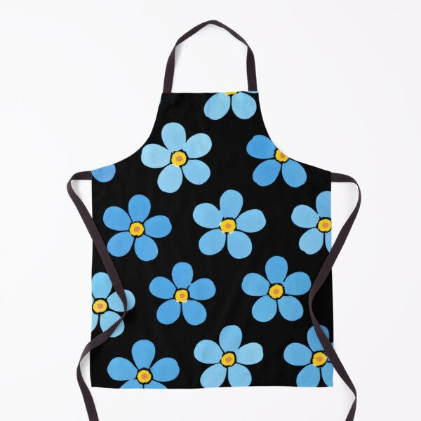 Item preview, Little blue forget-me-not pattern designed and sold by uunaa.