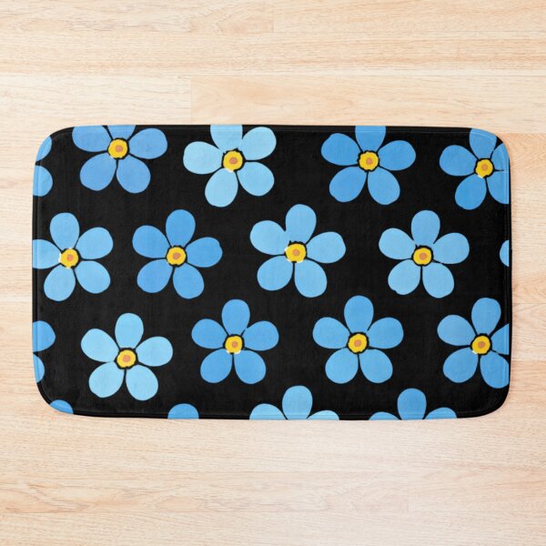 Item preview, Little blue forget-me-not pattern designed and sold by uunaa.