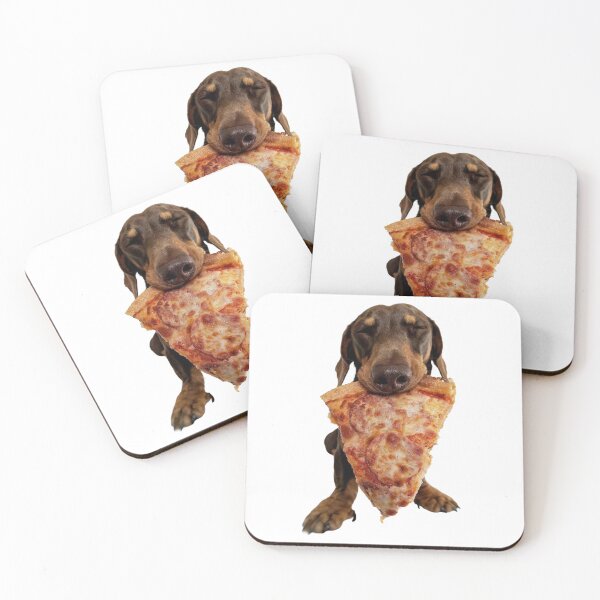 Item preview, Dachshund Dog with Pizza Slice designed and sold by Spring Things.