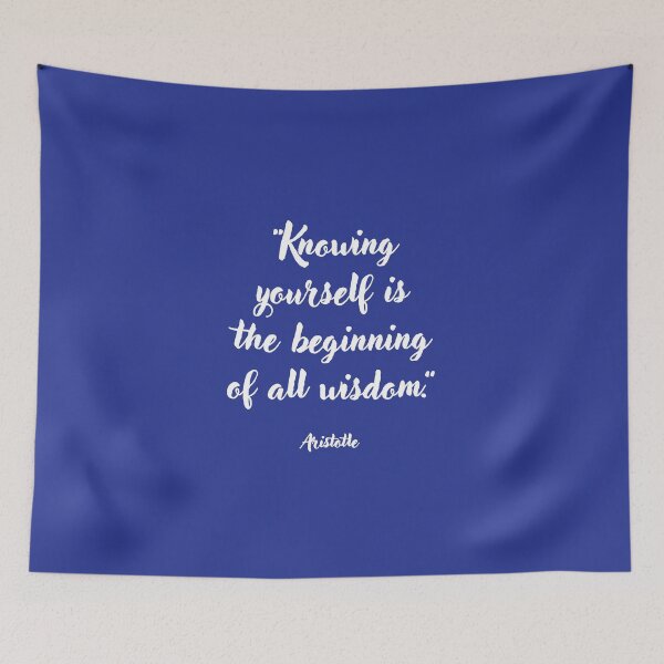Item preview, Knowing yourself . . . Aristotle Quotation designed and sold by CharlottePlaceArt.