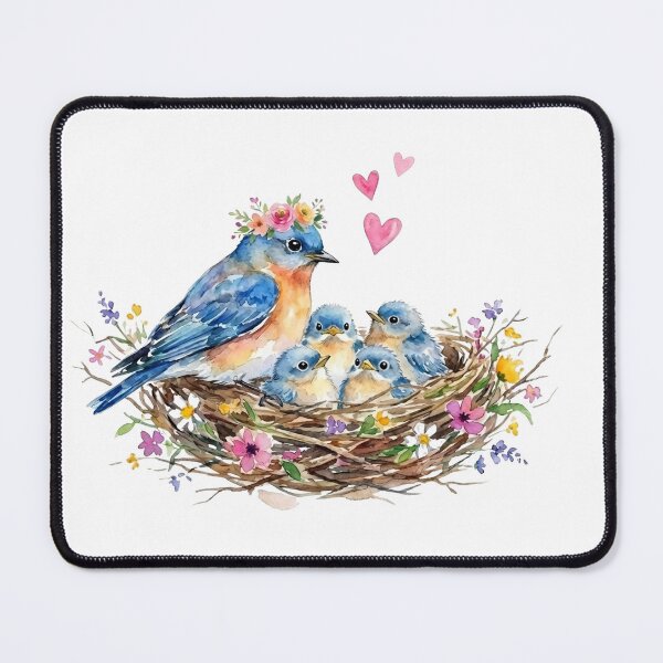 Item preview, Bluebird Mom and Babies designed and sold by Roy & Tiffany.