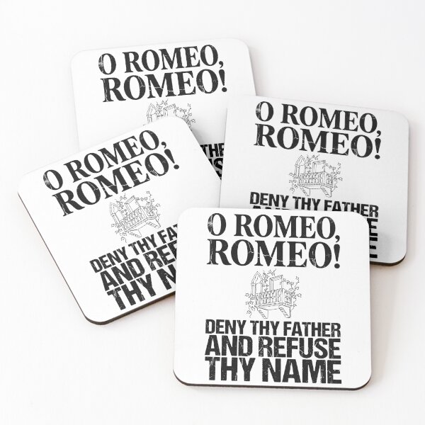 Item preview, O Romeo Romeo Deny Thy Father And Refuse Thy Name Shakespeare designed and sold by Fenay Designs.