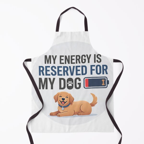 Item preview, My Energy Is Reserved For My Dog Sticker, Introvert Dog Lover Design designed and sold by andrect.