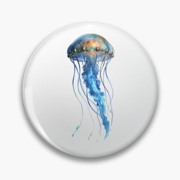 Item preview, Patina Blue Jellyfish T-Shirt | Verdigris Copper Jellyfish Vintage Illustration | Coastal Nature Gift 2026 designed and sold by Panom Suavichien.