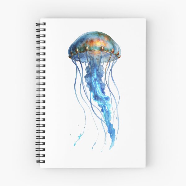 Item preview, Patina Blue Jellyfish T-Shirt | Verdigris Copper Jellyfish Vintage Illustration | Coastal Nature Gift 2026 designed and sold by Panom Suavichien.