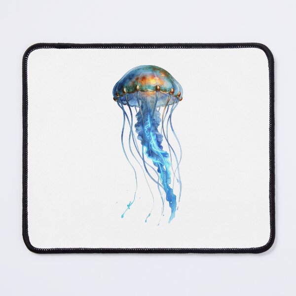 Item preview, Patina Blue Jellyfish T-Shirt | Verdigris Copper Jellyfish Vintage Illustration | Coastal Nature Gift 2026 designed and sold by Panom Suavichien.