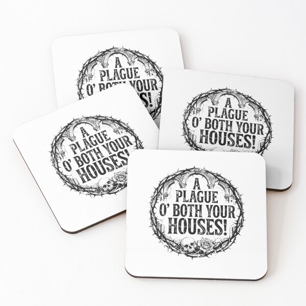 Item preview, A Plague O Both Your Houses Romeo And Juliet Mercutio Quote designed and sold by Fenay Designs.