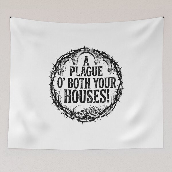 Item preview, A Plague O Both Your Houses Romeo And Juliet Mercutio Quote designed and sold by Fenay Designs.