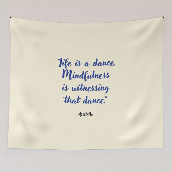 Item preview, Life is a dance . . . Amit Ray Quotation designed and sold by CharlottePlaceArt.