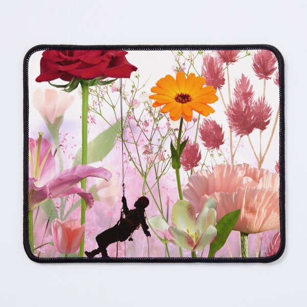 Item preview, Surreal Wild Floral Landscape With Abseiler  designed and sold by AnimaliaStar.