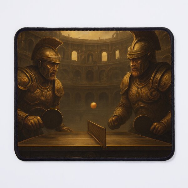 Item preview, Gladiators of Ping Pong: The Ultimate Colosseum Clash | Funny Table Tennis T-Shirt designed and sold by OhMyPingCo.