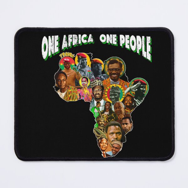 Item preview, One Africa One people - Pan African map African liberation leaders Revolutionary freedom fighters designed and sold by Youngkev-arts.
