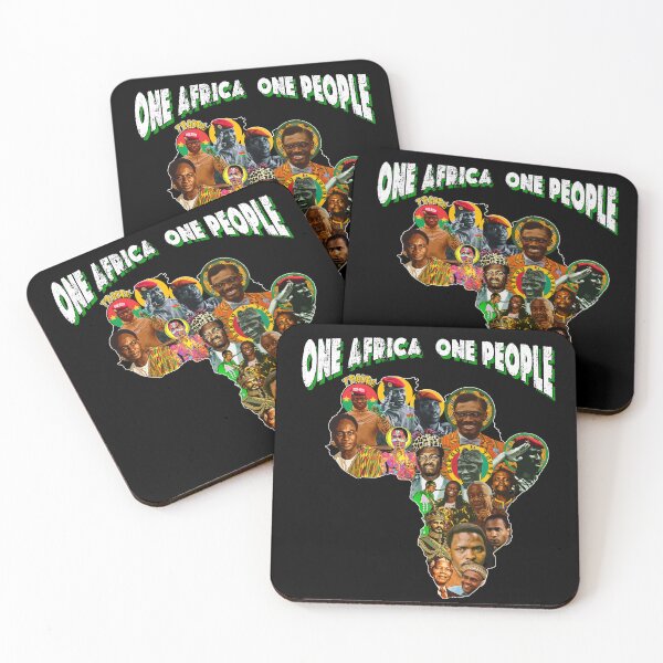 Item preview, One Africa One people - Pan African map African liberation leaders Revolutionary freedom fighters designed and sold by Youngkev-arts.