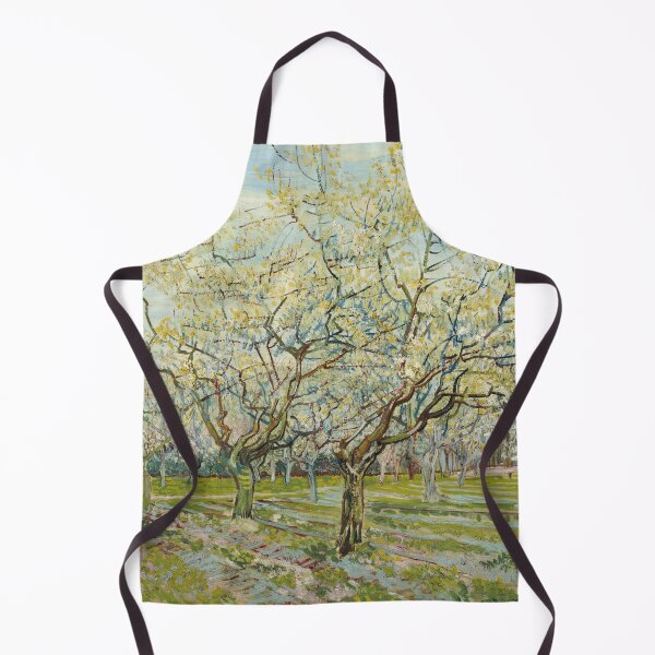 Item preview, The White Orchard by Vincent van Gogh: Post Impressionist Spring Landscape Poster designed and sold by artofuniverse.