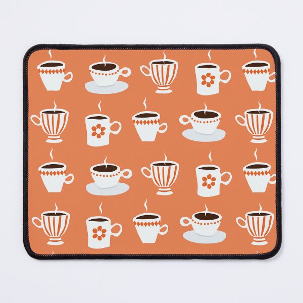 Item preview, Coffee cups on red designed and sold by MarleinWinter.