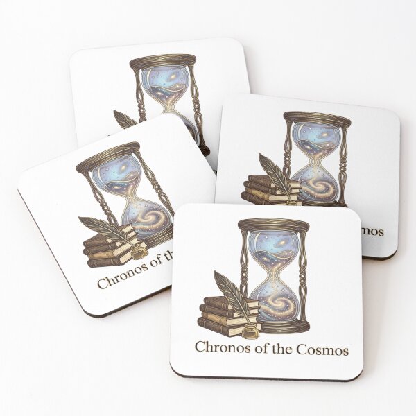 Item preview, Chronos of the Cosmos - Celestial Hourglass and Ancient Books designed and sold by RickyStick.