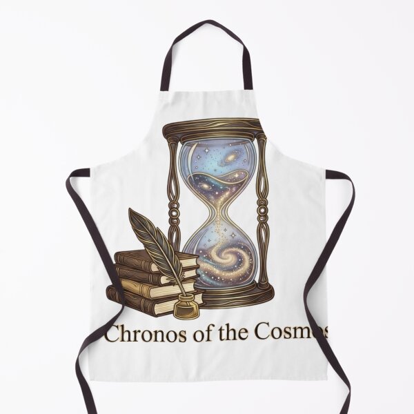 Item preview, Chronos of the Cosmos - Celestial Hourglass and Ancient Books designed and sold by RickyStick.