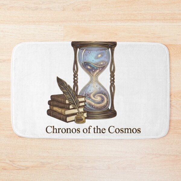 Item preview, Chronos of the Cosmos - Celestial Hourglass and Ancient Books designed and sold by RickyStick.