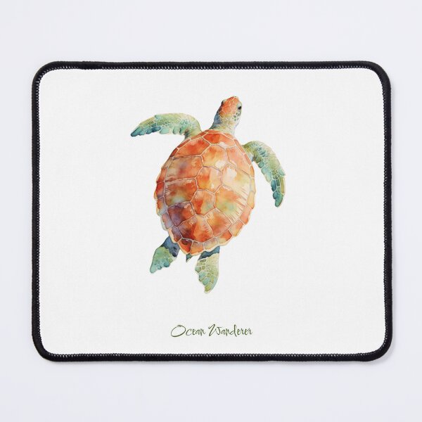 Item preview, Sea Turtle Watercolor T-Shirt | Ocean Wanderer Chelonia Mydas Illustration | Coastal Eco Ocean Gift designed and sold by Panom Suavichien.