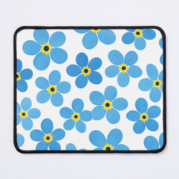 Item preview, Little blue forget-me-not pattern designed and sold by uunaa.