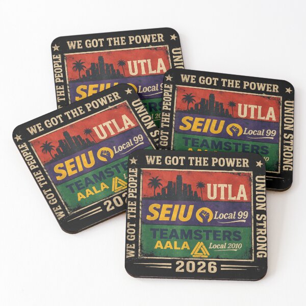Item preview, We Got The Power Union Strong 2026 UTLA SEIU Teamsters Labor Rights Solidarity designed and sold by Daisy Grimes.