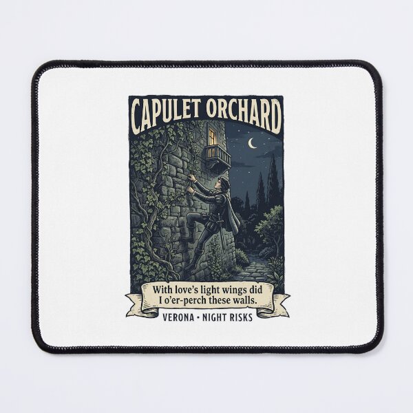 Item preview, Capulet Orchard With Loves Light Wings Romeo And Juliet Quote designed and sold by Fenay Designs.