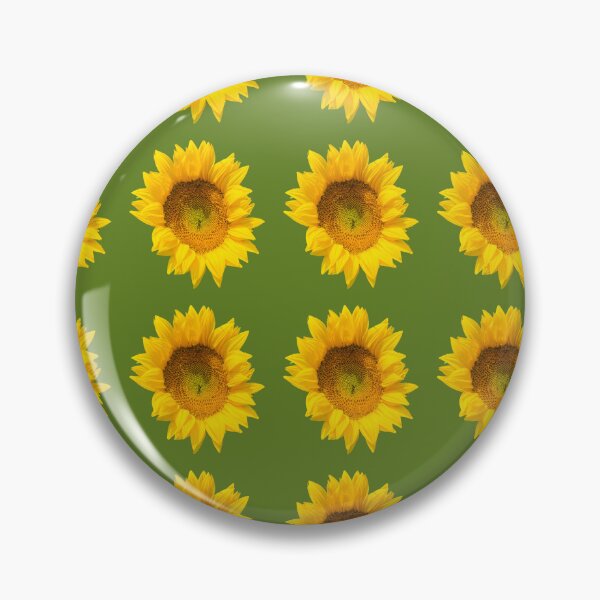 Item preview, Sunflower on green background  designed and sold by happytraveller1.