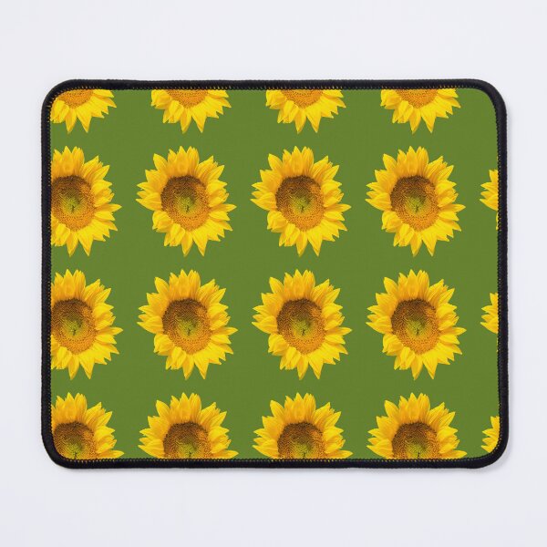 Item preview, Sunflower on green background  designed and sold by happytraveller1.