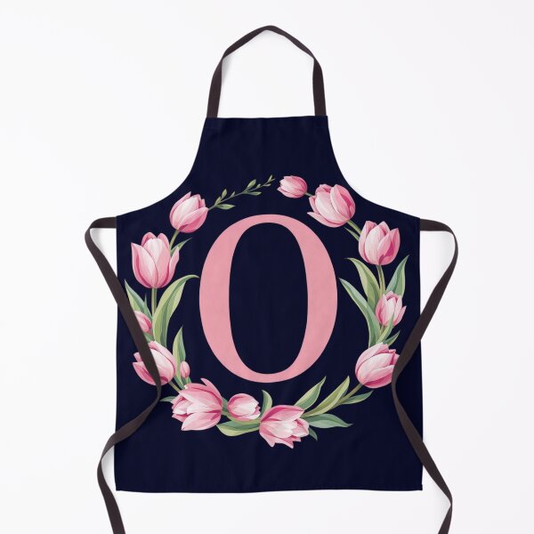 Item preview, Letter O Floral Monogram with Pink Tulips designed and sold by roxysnextgenart.