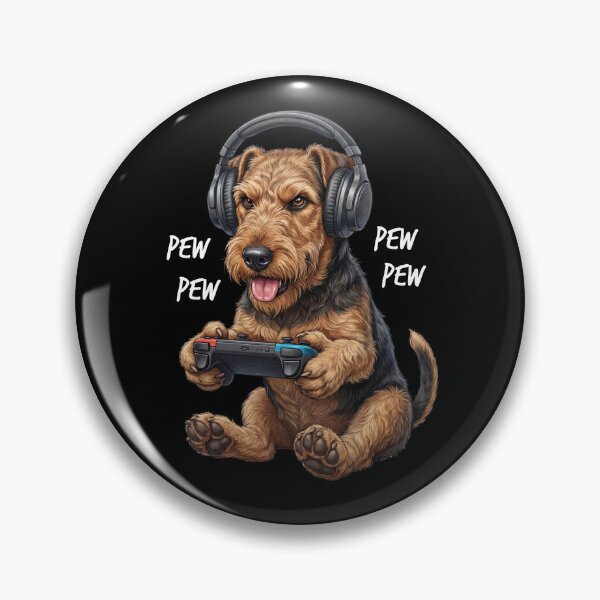 Item preview, Gaming Airedale Terrier Gamer Videogaming Dog Lover designed and sold by TerryConnells.