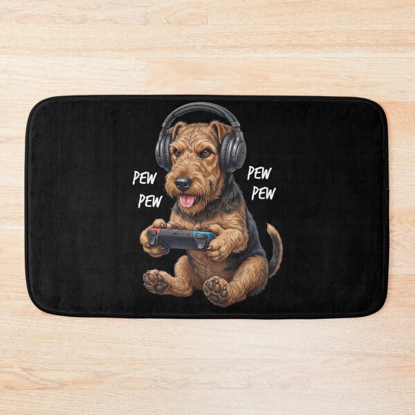 Item preview, Gaming Airedale Terrier Gamer Videogaming Dog Lover designed and sold by TerryConnells.