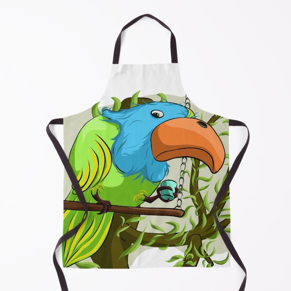 Item preview, A parrot's morning with coffee designed and sold by VibelArt.
