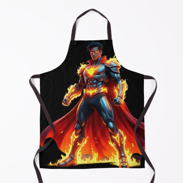 Item preview,  Fiery Armored Superhero  designed and sold by TOCOCLAWS.