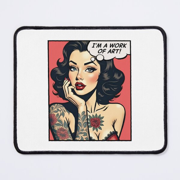 Item preview, I'm a work of art, pop art girl designed and sold by PaulSDesign.