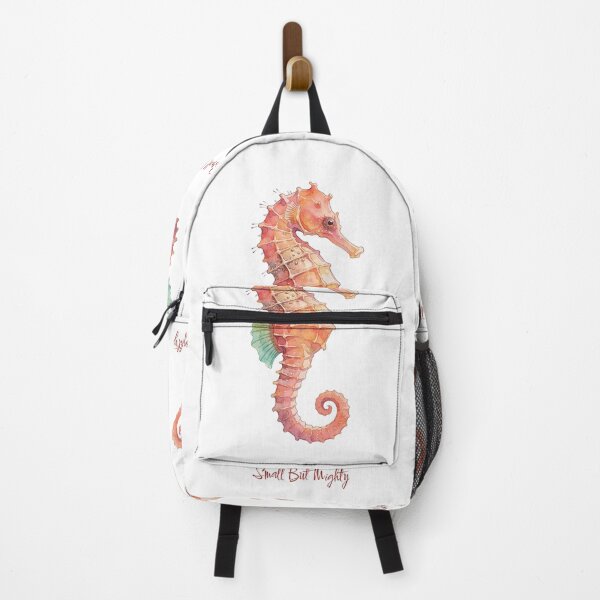 Item preview, Seahorse Watercolor T-Shirt | Small But Mighty Hippocampus Illustration | Coastal Ocean Gift for Women designed and sold by Panom Suavichien.