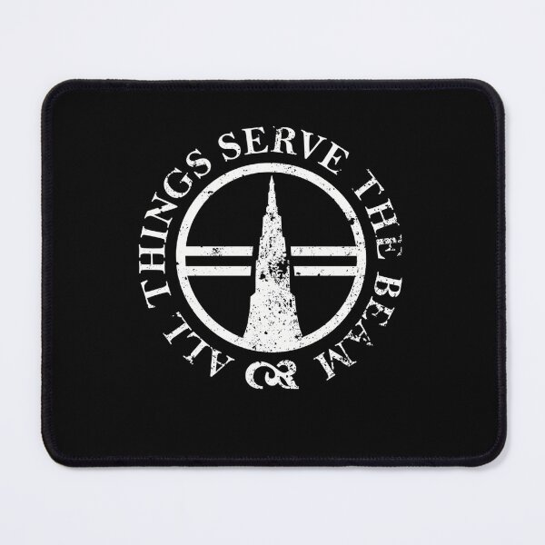 Item preview, All Things Serve The Beam  Distressed White Edition (Dark Tower Series) designed and sold by brend@ arts.