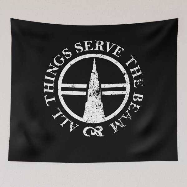 Item preview, All Things Serve The Beam  Distressed White Edition (Dark Tower Series) designed and sold by brend@ arts.