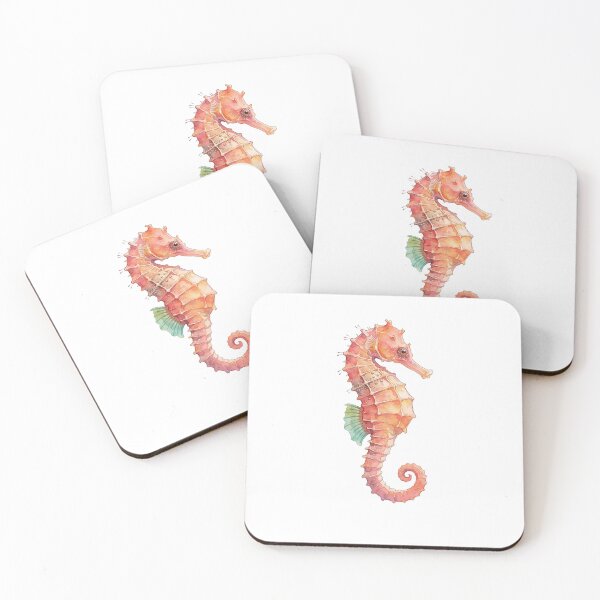 Item preview, Seahorse Watercolor T-Shirt | Small But Mighty Hippocampus Illustration | Coastal Ocean Gift for Women designed and sold by Panom Suavichien.