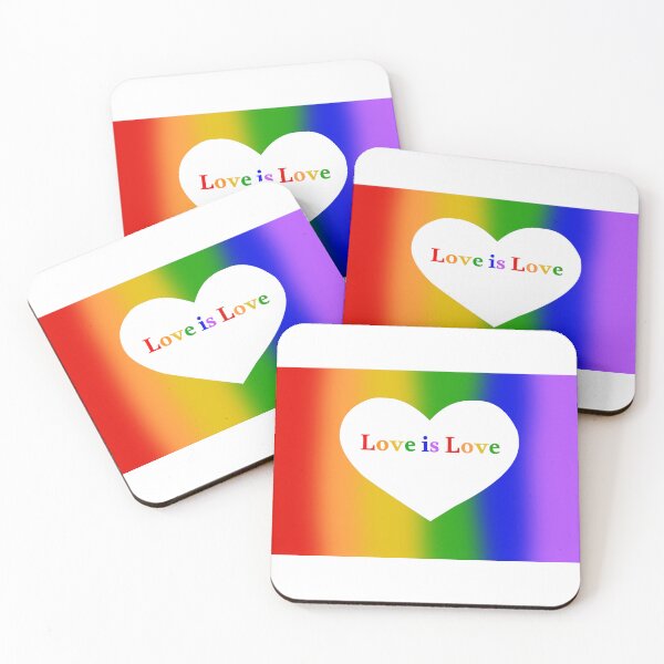 Artikelvorschau, Love is love - rainbow pride heart LGBTQ Equality design entworfen und verkauft von klebtgut.