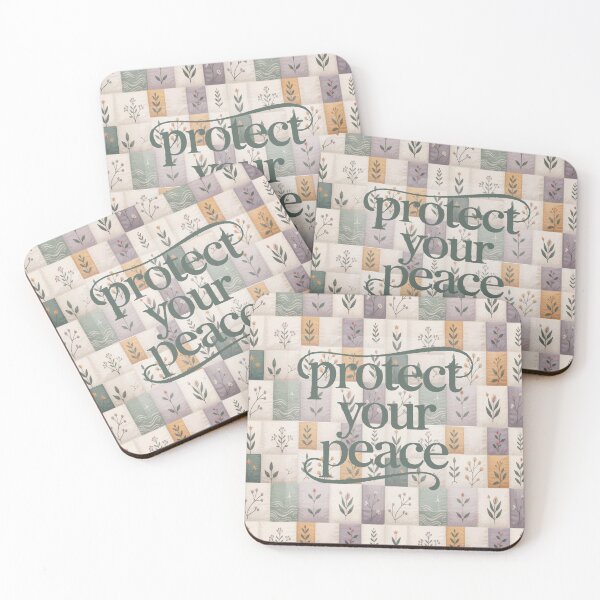 Item preview, Minimalist typography "Protect Your Peace" - Aesthetic Design for a Gentle Life designed and sold by DigoCostaK7css.