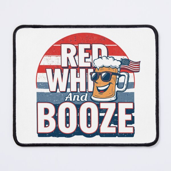 Item preview, Red White And Booze – Flag Day Party designed and sold by KapiPrint.