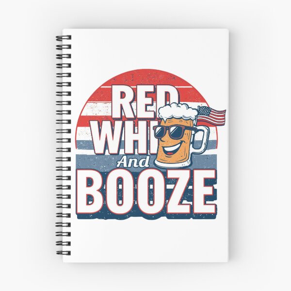 Item preview, Red White And Booze – Flag Day Party designed and sold by KapiPrint.