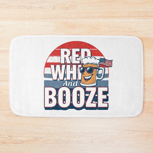 Item preview, Red White And Booze – Flag Day Party designed and sold by KapiPrint.